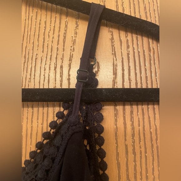 Ambiance Boutique Lace Romper, Black, Size M - Picture 9 of 10